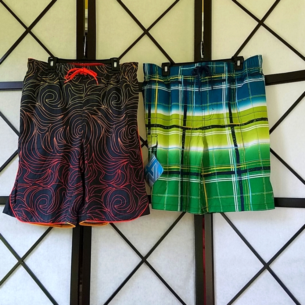 Swim Trunks, New without tags, Multi Colors